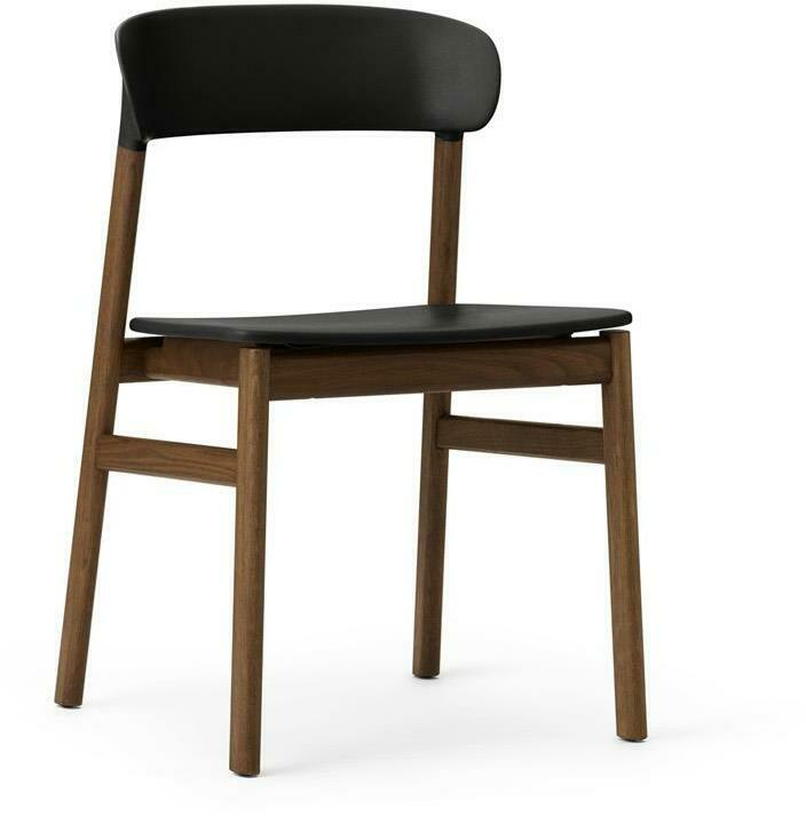 Chaise en chêne teinté et polypropylène noir Herit noir - Normann Copenhagen - The Cool Republic