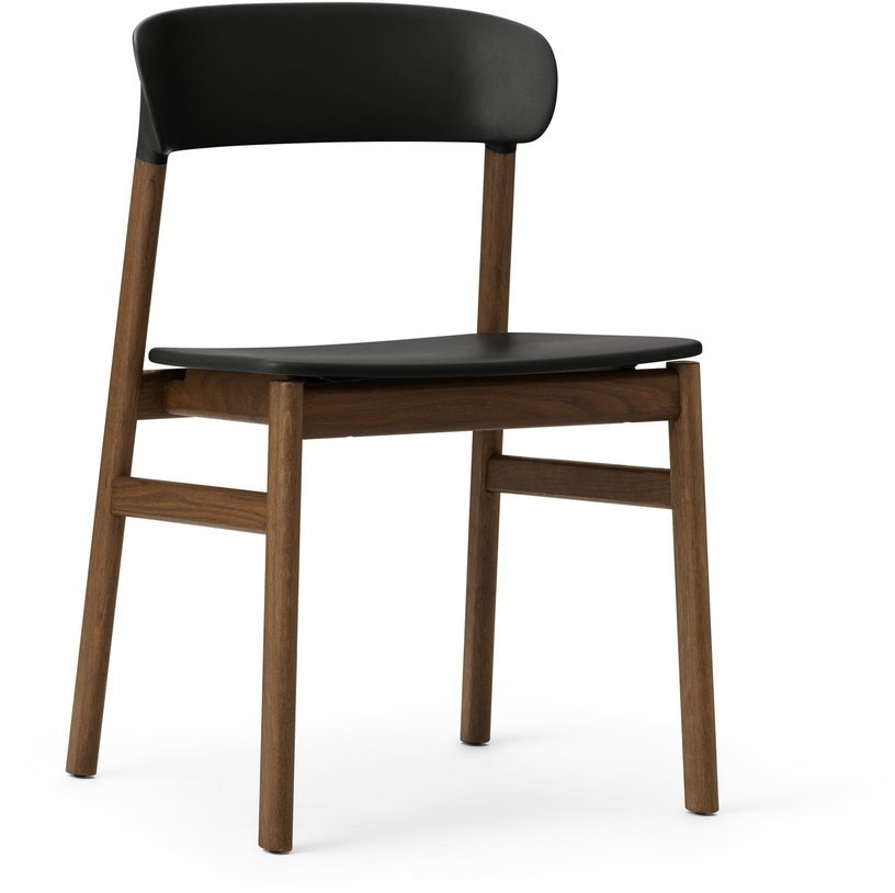 Chaise en chêne teinté et polypropylène noir Herit noir - Normann Copenhagen - The Cool Republic