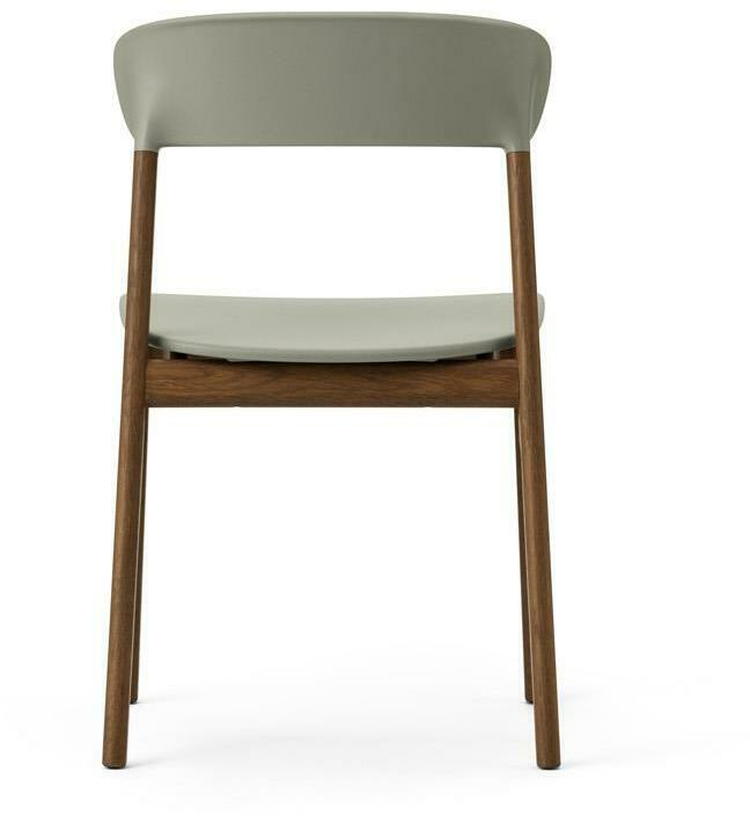 Chaise en chêne teinté et polypropylène vert Herit Dusty vert - Normann Copenhagen - The Cool Republic