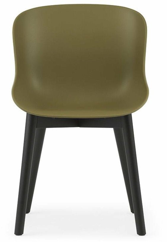 Chaise en chêne vernis noir et pp olive Hyg - Normann Copenhagen - The Cool Republic