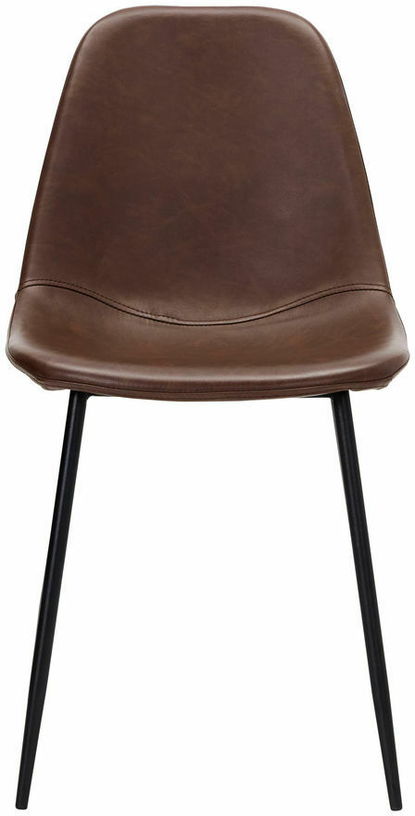 Chaise en cuir marron Found - House Doctor - The Cool Republic