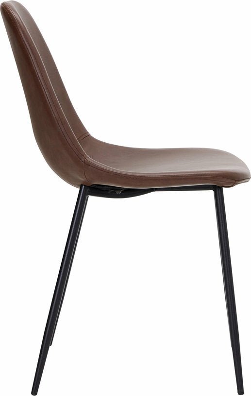 Chaise en cuir marron Found - House Doctor - The Cool Republic