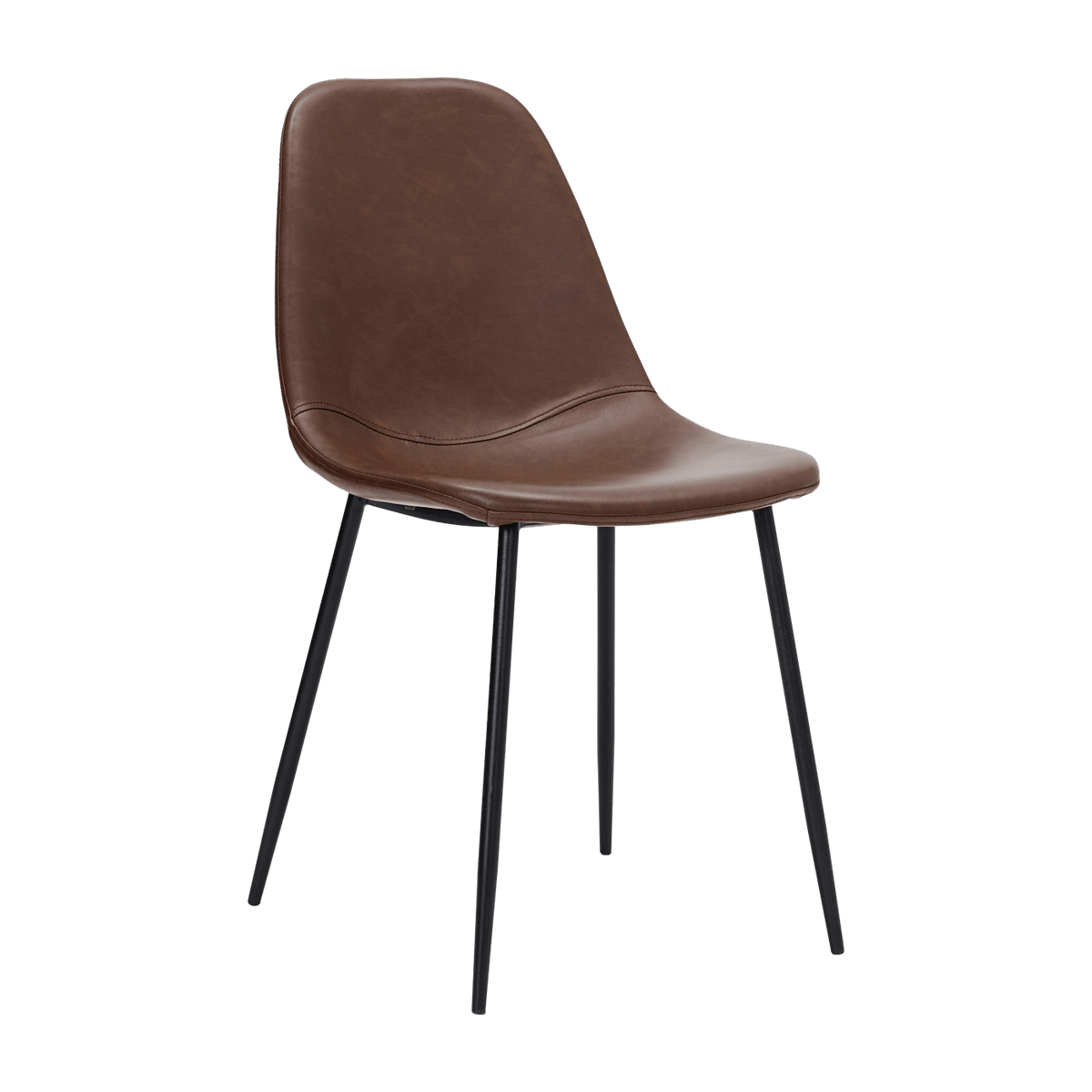 Chaise en cuir marron Found - House Doctor - The Cool Republic