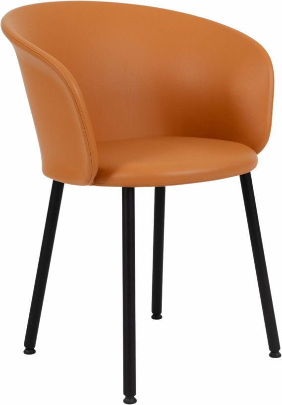 Chaise en cuir marron Kendo - Hem - The Cool Republic