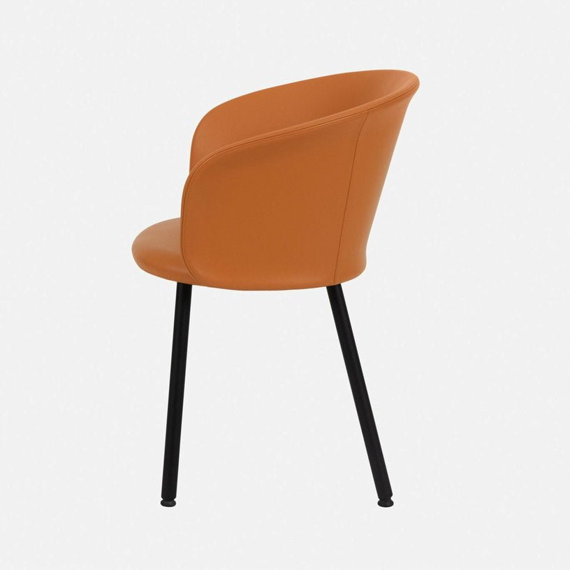 Chaise en cuir marron Kendo - Hem - The Cool Republic