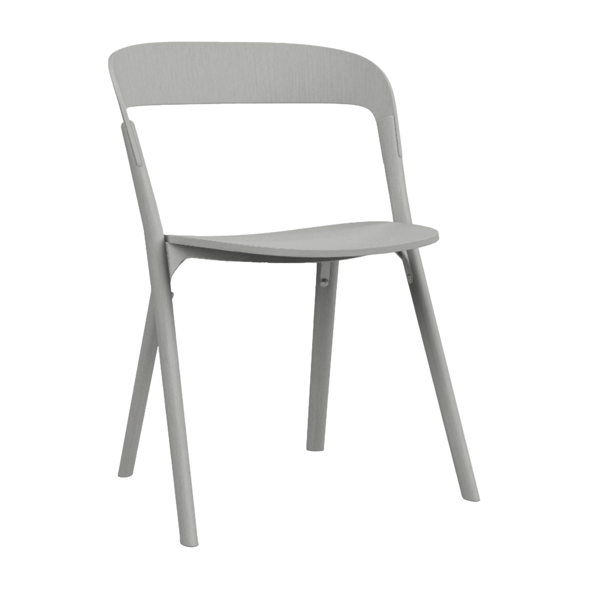Chaise en frêne gris clair Pila - Magis - The Cool Republic