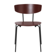 Chaise en frêne marron rouge 50 x 75,5 x 47 cm Herman - Ferm Living - The Cool Republic