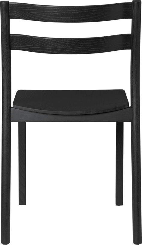Chaise en frêne noir 45,6x49x79cm Boda - Ferm living - The Cool Republic