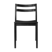 Chaise en frêne noir 45,6x49x79cm Boda - Ferm living - The Cool Republic