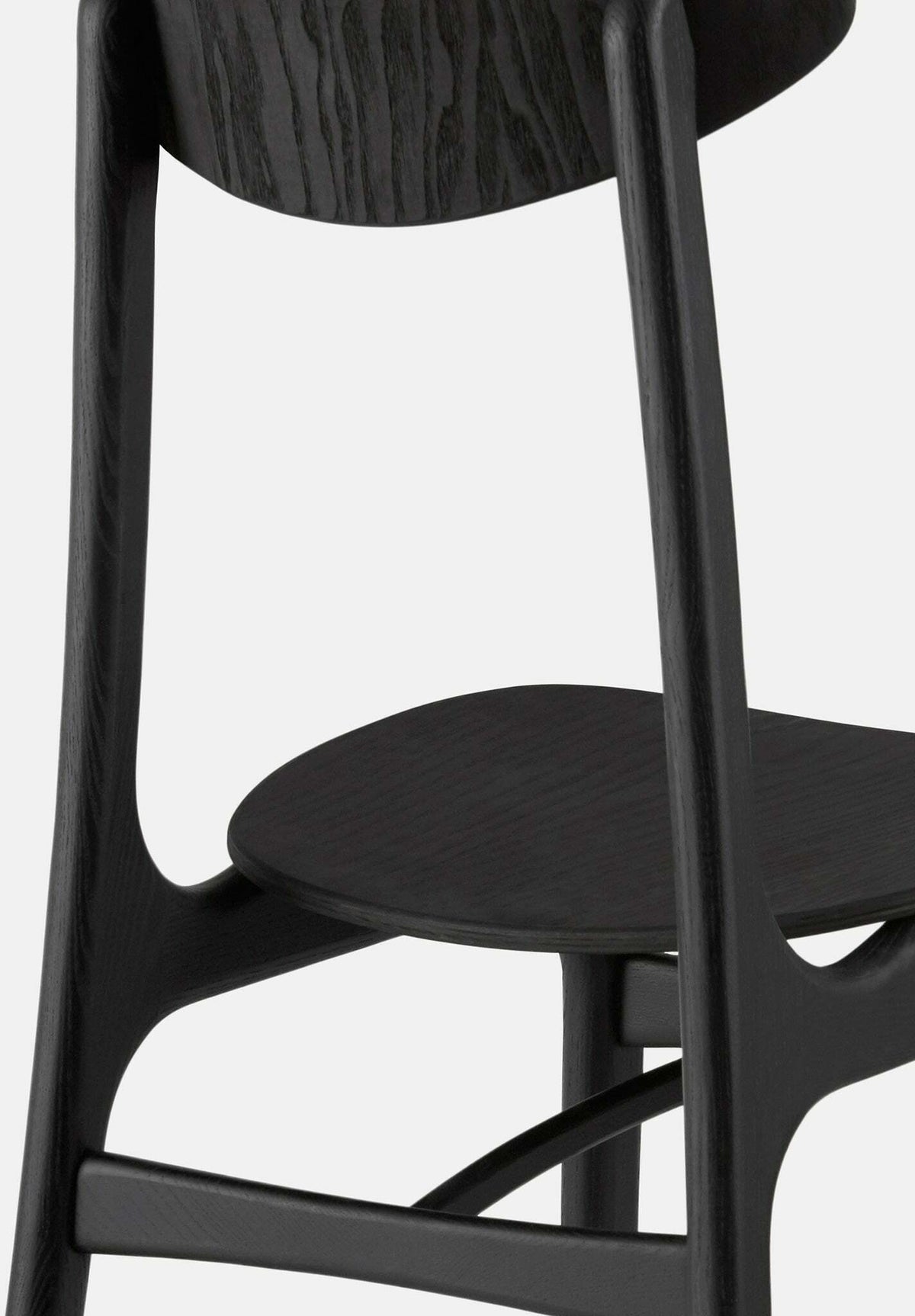 Chaise en frêne noir 52 x 45 Timber - 366 Concept - The Cool Republic