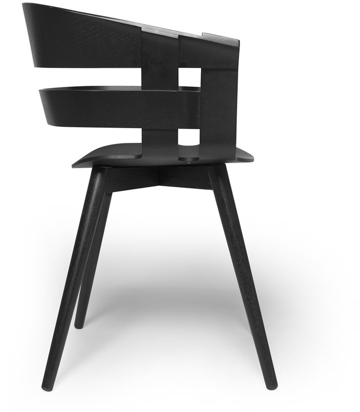 Chaise en frêne noir Wick - Design House Stockholm - The Cool Republic