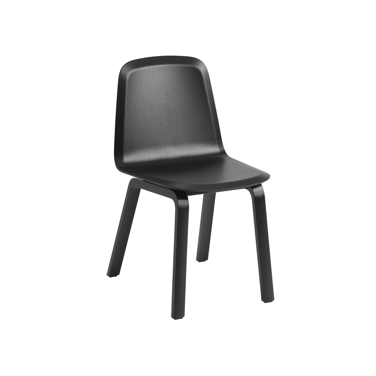 Chaise en hêtre noir Brink - Muuto - The Cool Republic