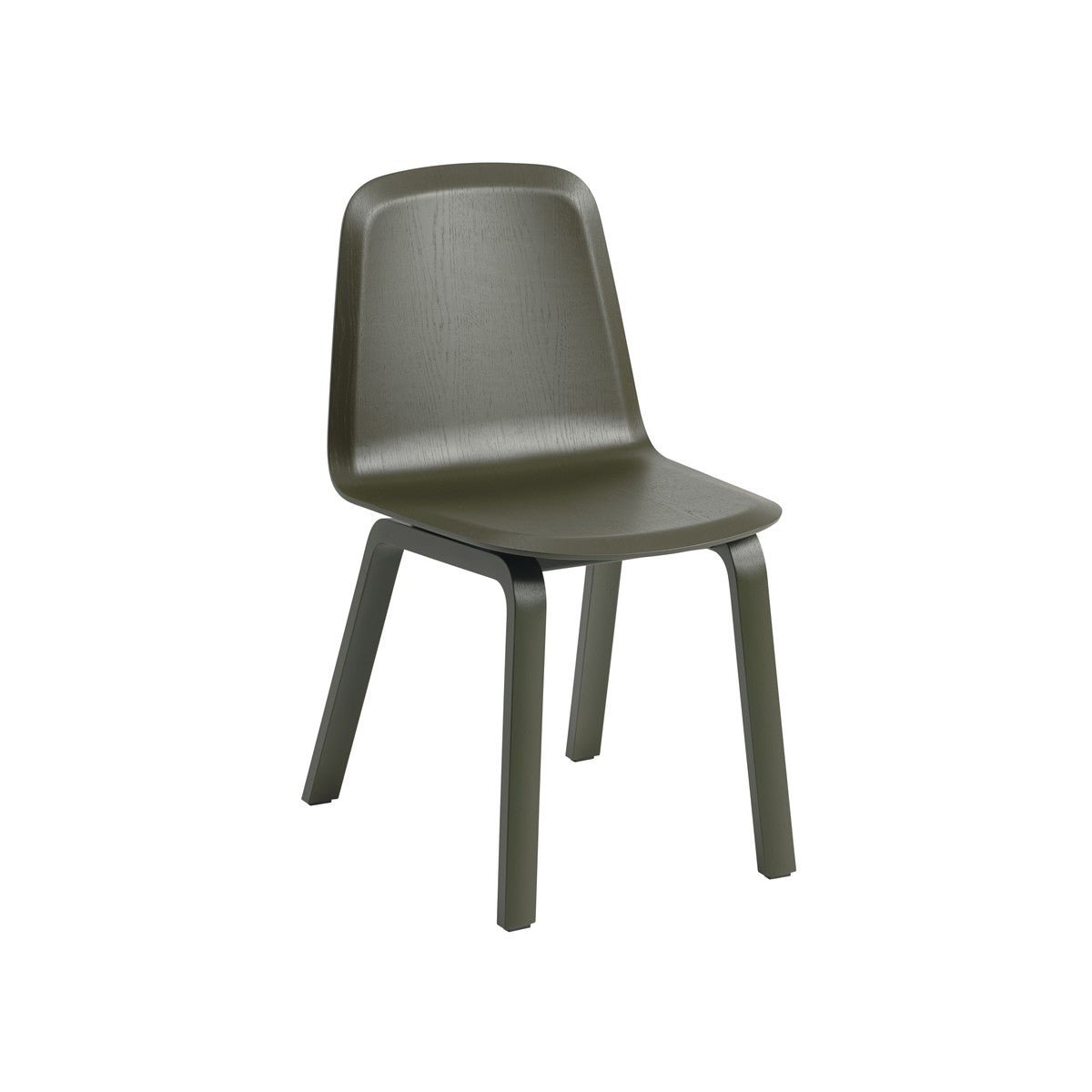 Chaise en hêtre vert foncé Brink - Muuto - The Cool Republic