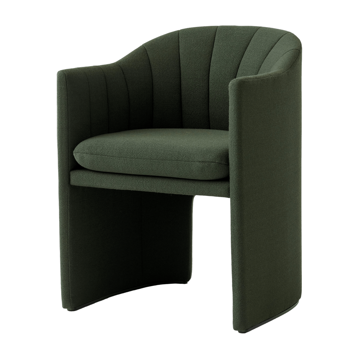 Chaise en laine vert Loafer SC24 - &tradition - The Cool Republic