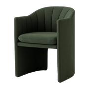 Chaise en laine vert Loafer SC24 - &tradition - The Cool Republic