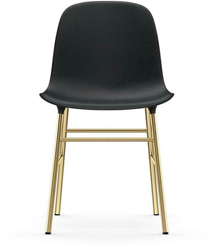 Chaise en laiton et pp noir Form - Normann Copenhagen - The Cool Republic