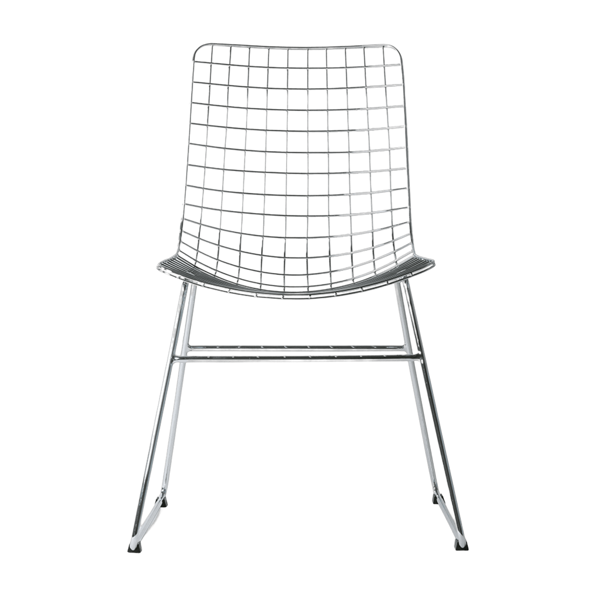 Chaise en métal chrome Wire - HKliving - The Cool Republic