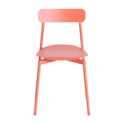 Chaise en métal corail Fromme - Petite Friture - The Cool Republic