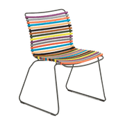 Chaise en métal et plastique multicolore CLICK - Houe - The Cool Republic