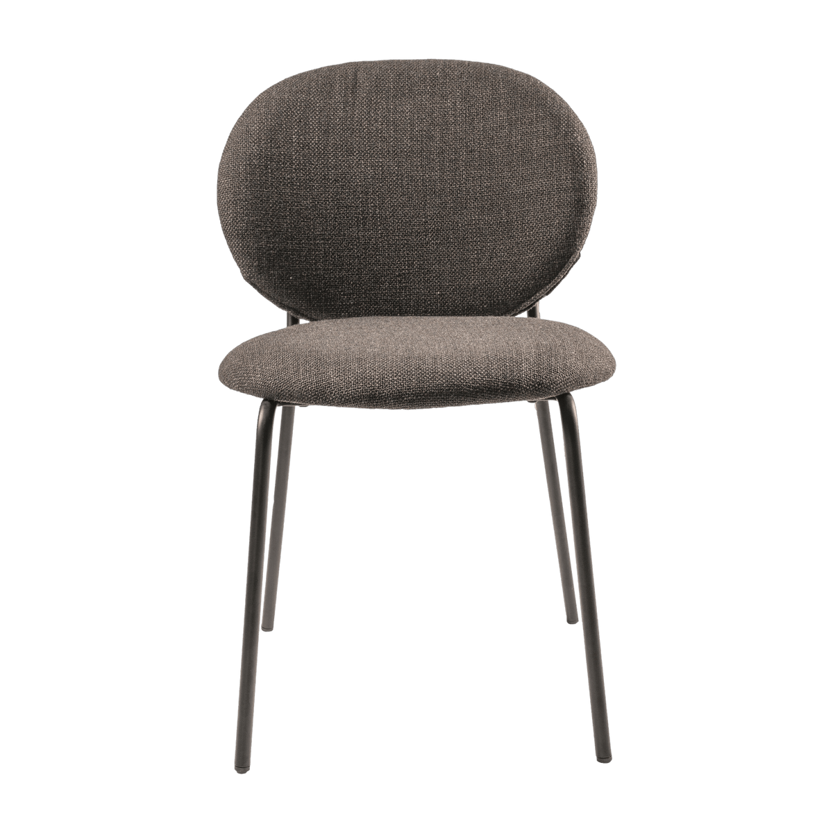 Chaise en métal et tissu gris Simply - Pols Potten - The Cool Republic