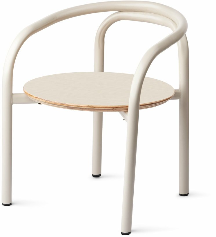 Chaise en métal naturel Baxter - Liewood - The Cool Republic