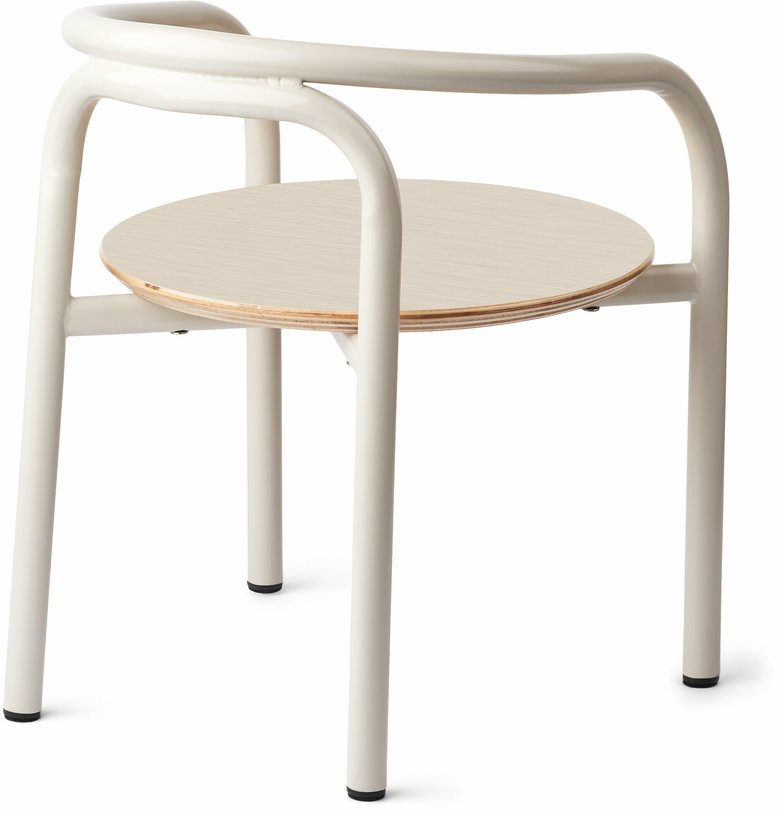 Chaise en métal naturel Baxter - Liewood - The Cool Republic
