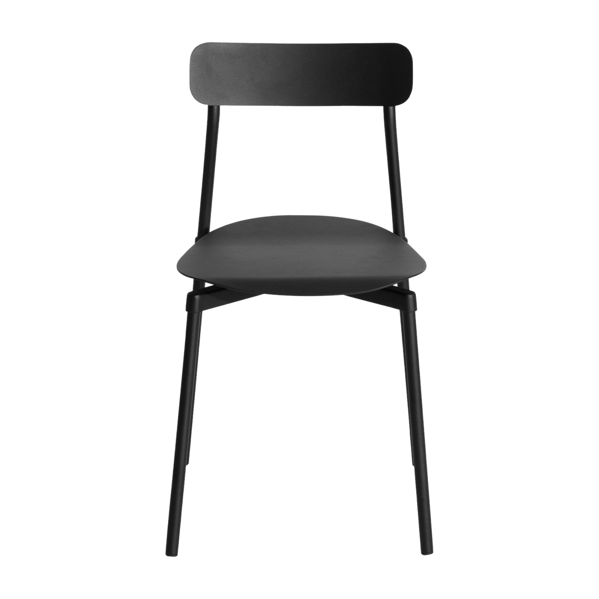Chaise en métal noir Fromme - Petite Friture - The Cool Republic