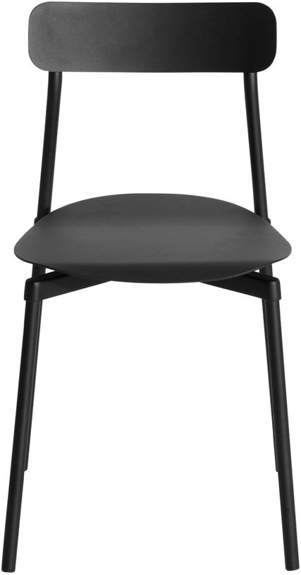 Chaise en métal noir Fromme - Petite Friture - The Cool Republic