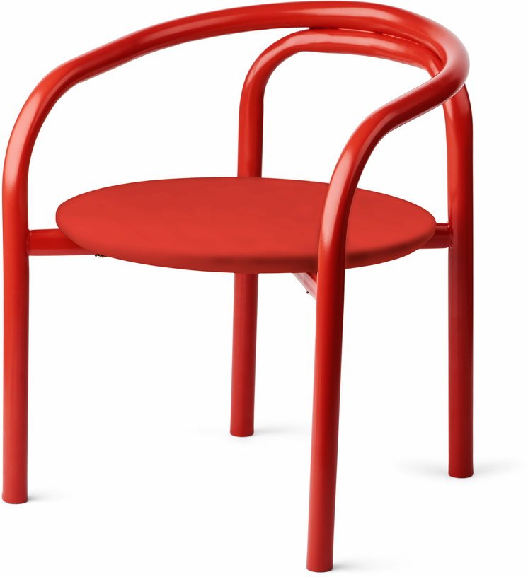 Chaise en métal rouge Baxter - Liewood - The Cool Republic