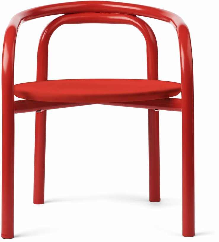 Chaise en métal rouge Baxter - Liewood - The Cool Republic