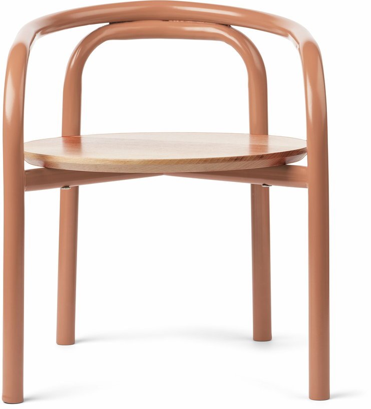Chaise en métal tuscany rose Baxter - Liewood - The Cool Republic