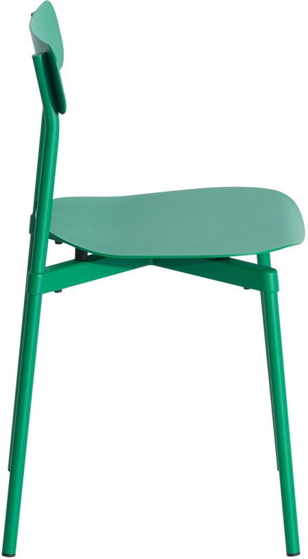 Chaise en métal vert menthe Fromme - Petite Friture - The Cool Republic