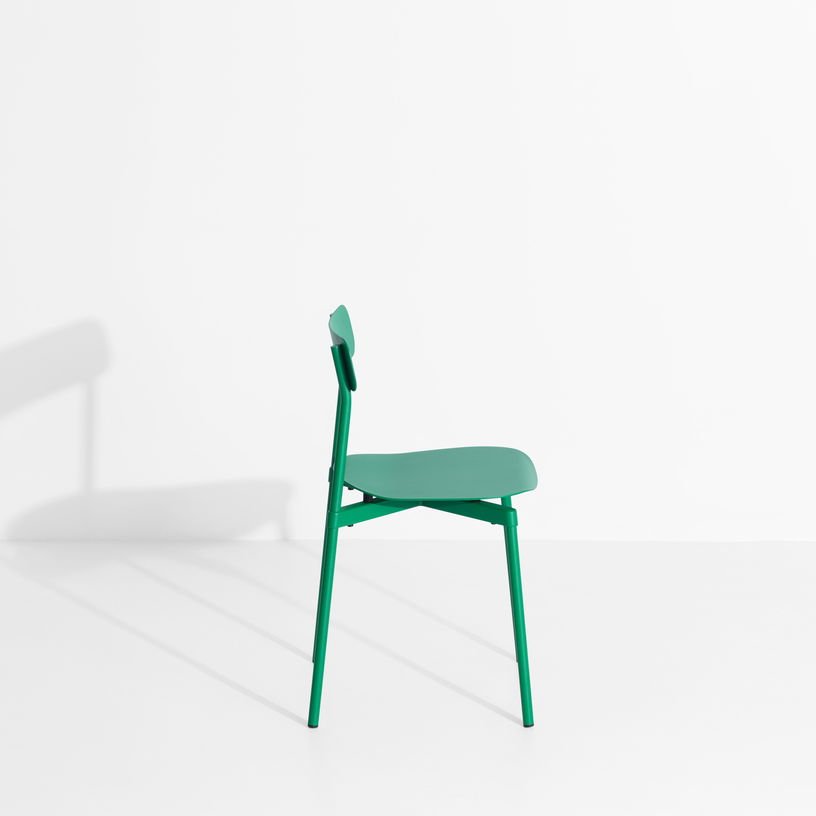 Chaise en métal vert menthe Fromme - Petite Friture - The Cool Republic