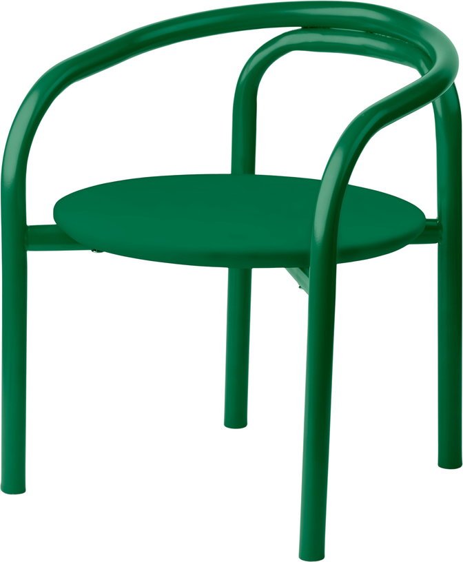 Chaise en métal verte Baxter - Liewood - The Cool Republic