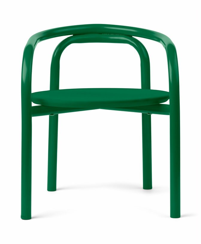 Chaise en métal verte Baxter - Liewood - The Cool Republic