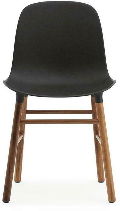 Chaise en noyer naturel et pp noir Form - Normann Copenhagen - The Cool Republic
