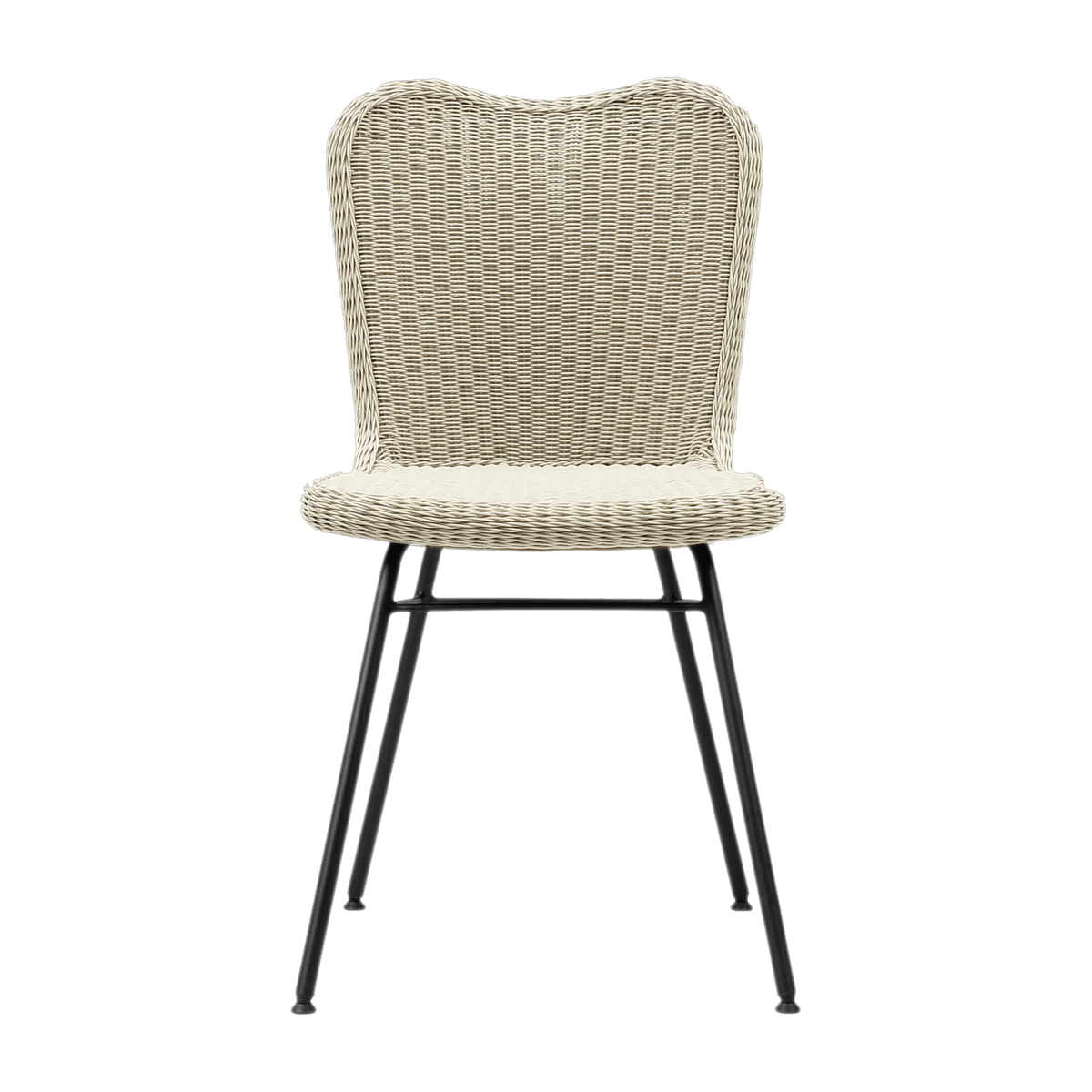 Chaise en osier crème 50 x 83 cm Lena - Vincent Sheppard - The Cool Republic