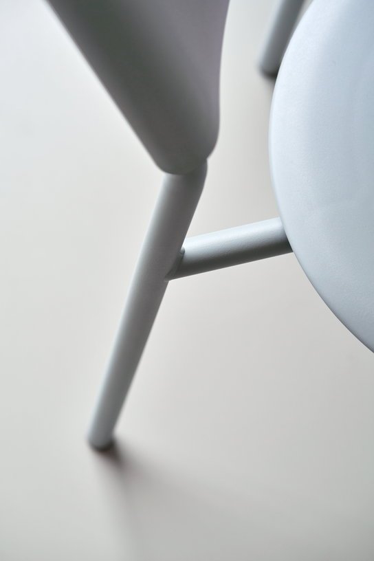 Chaise en plastique recyclé bleu pâle SSDr - TIPTOE - The Cool Republic