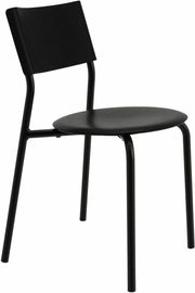 Chaise en plastique recyclé noire SSDr - TIPTOE - The Cool Republic
