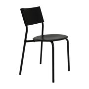 Chaise en plastique recyclé noire SSDr - TIPTOE - The Cool Republic