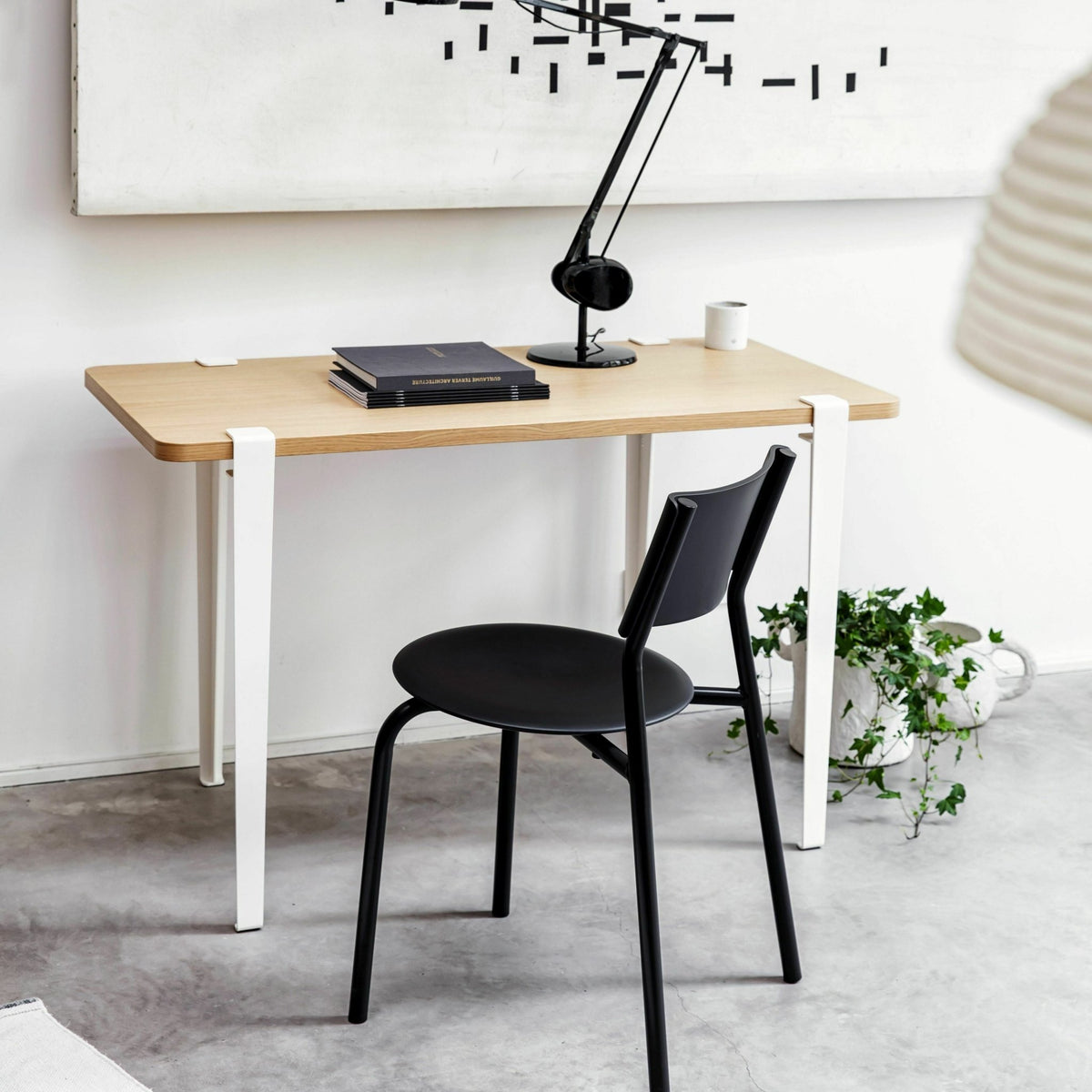Chaise en plastique recyclé noire SSDr - TIPTOE - The Cool Republic