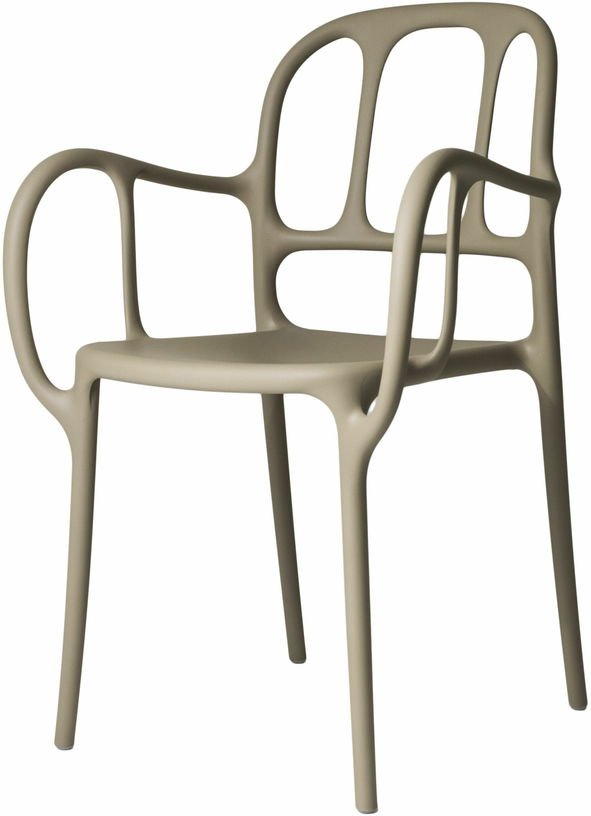 Chaise en polypropylene beige Mila - Magis - The Cool Republic