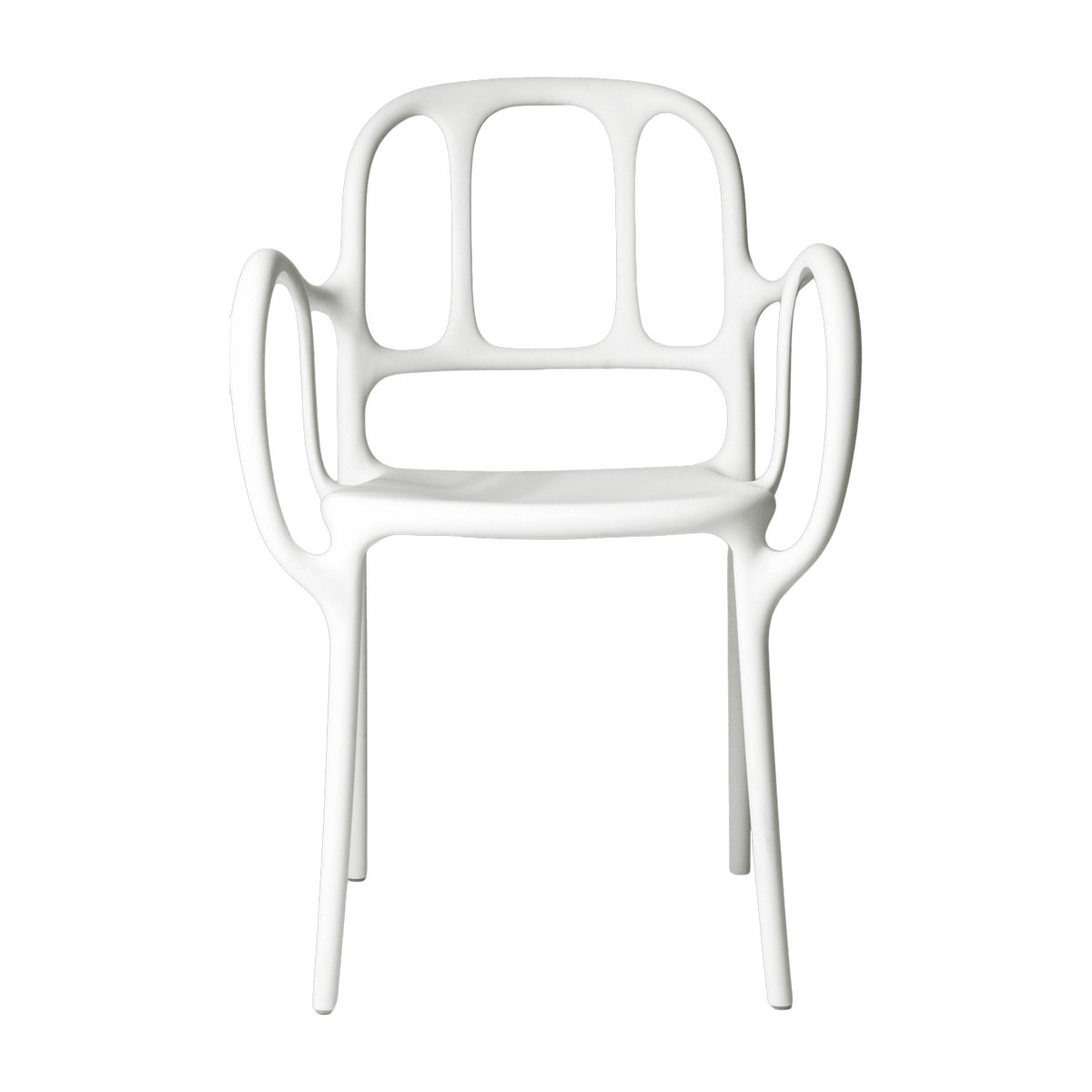 Chaise en polypropylene blanche Mila - Magis - The Cool Republic