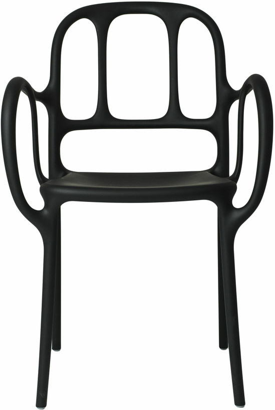 Chaise en polypropylene noire Mila - Magis - The Cool Republic
