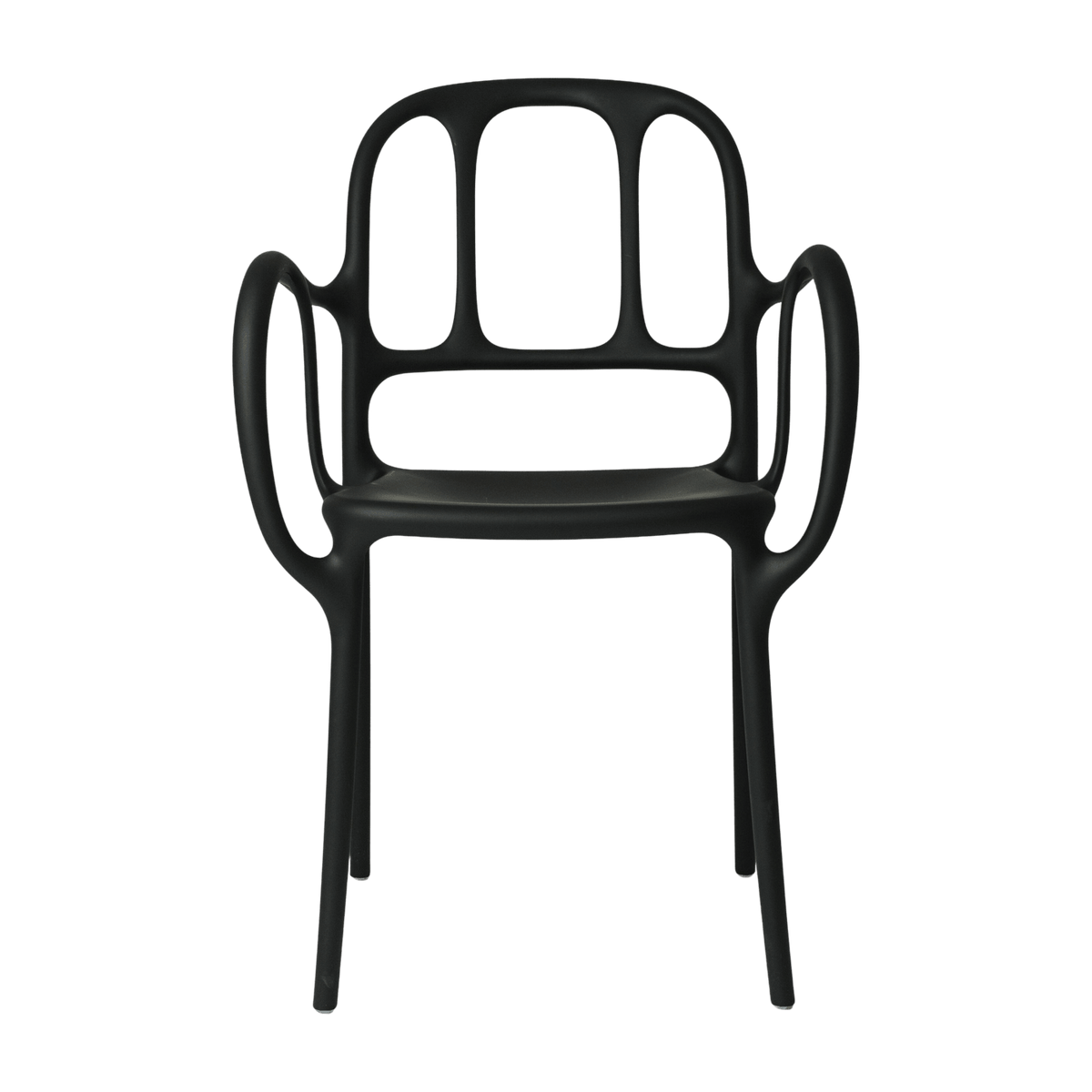 Chaise en polypropylene noire Mila - Magis - The Cool Republic