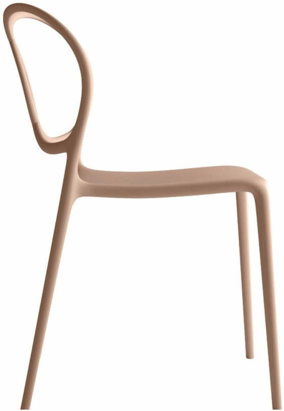 Chaise en polypropylène rose Sissi - Driade - The Cool Republic
