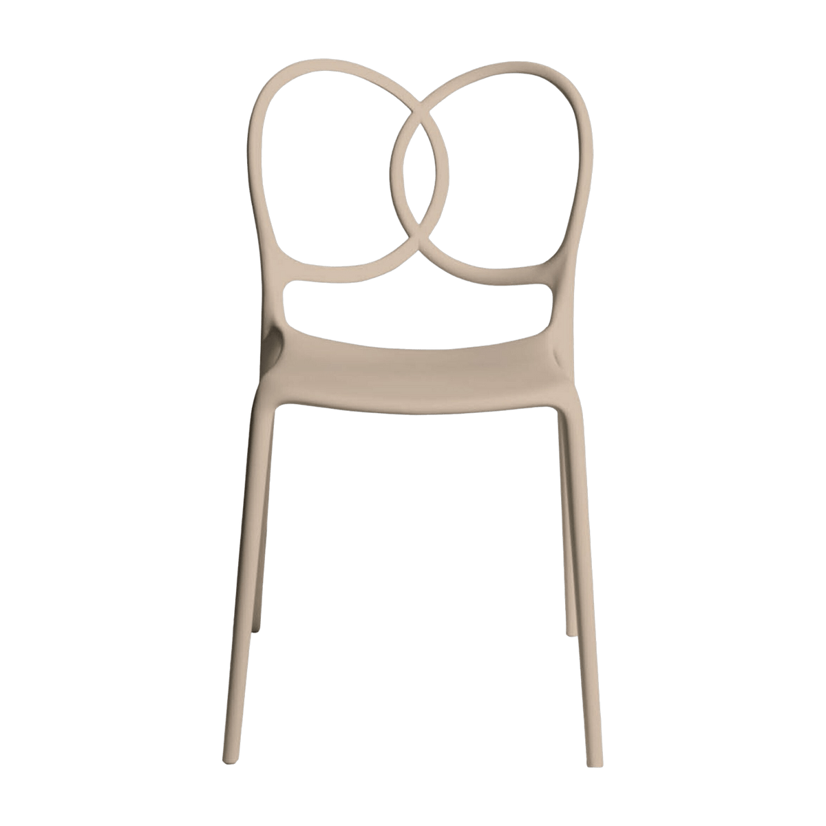 Chaise en polypropylène rose Sissi - Driade - The Cool Republic