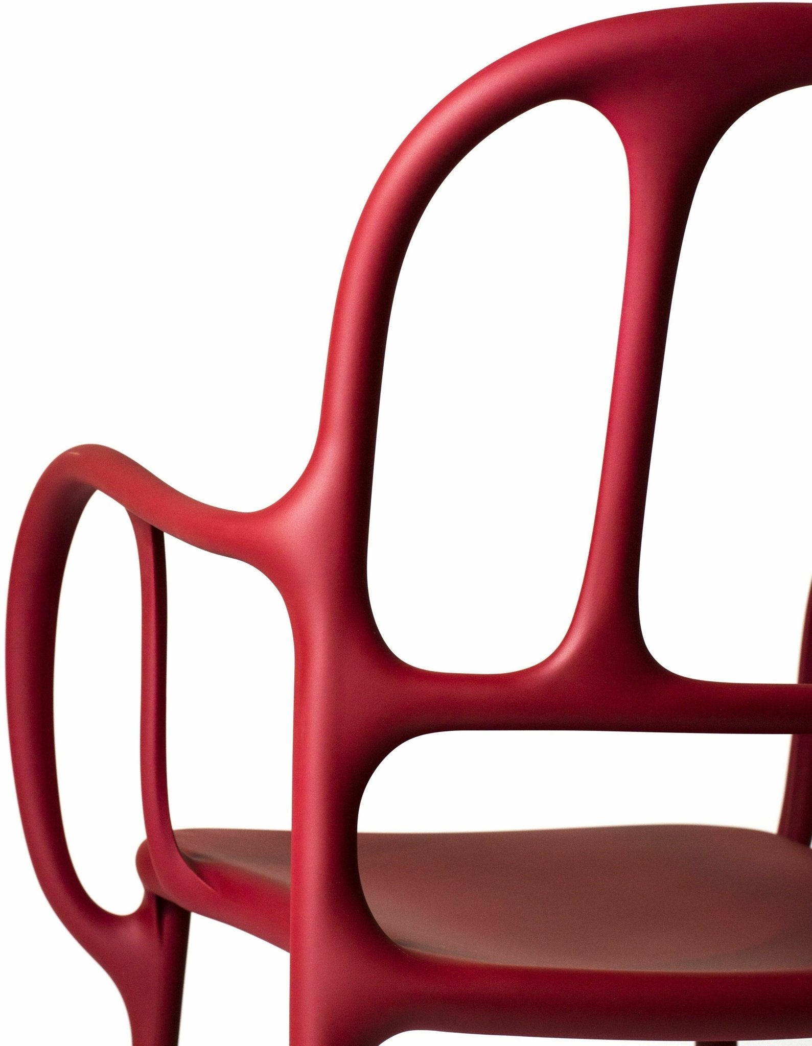 Chaise en polypropylene rouge Mila - Magis - The Cool Republic