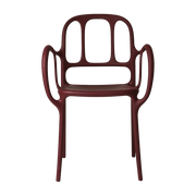 Chaise en polypropylene rouge Mila - Magis - The Cool Republic