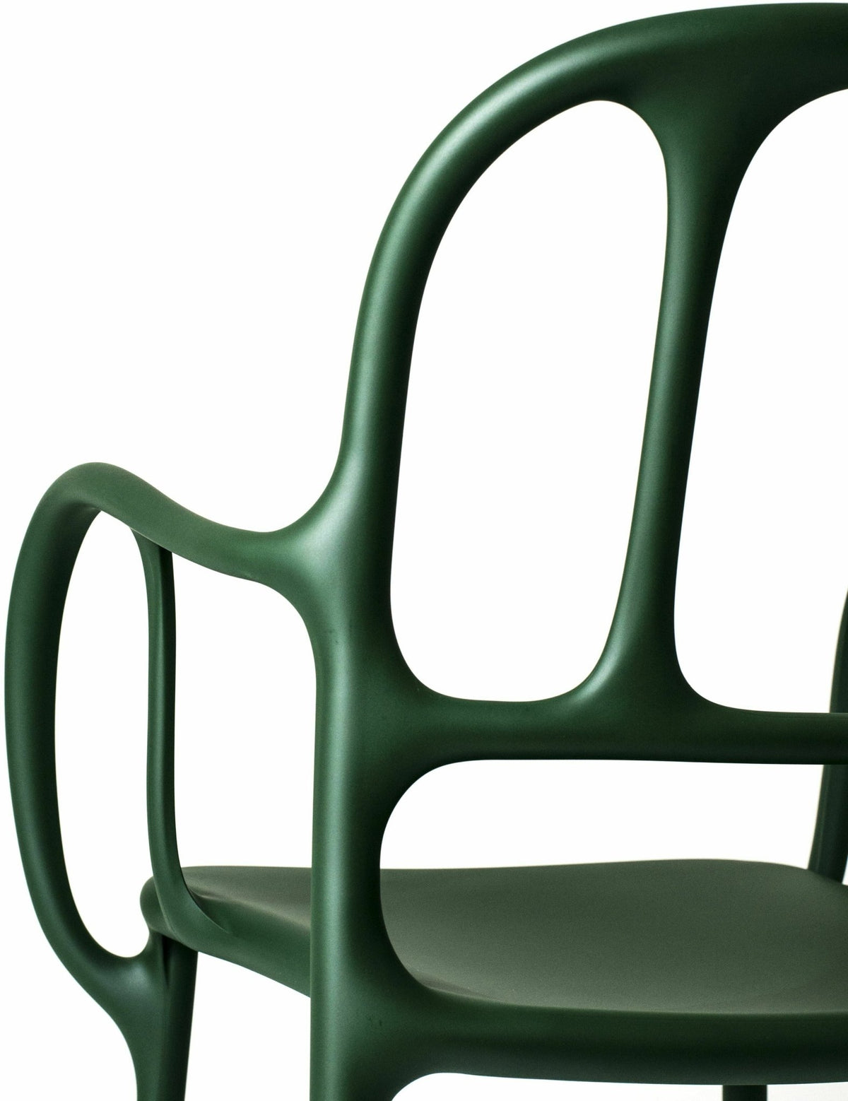 Chaise en polypropylene vert foncé Mila - Magis - The Cool Republic